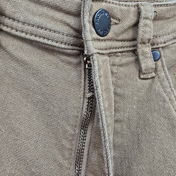 Jachs New York Men's Stretch Chino Slim Straight Khaki Jeans Brown Tan 32/29 - Picture 5 of 12